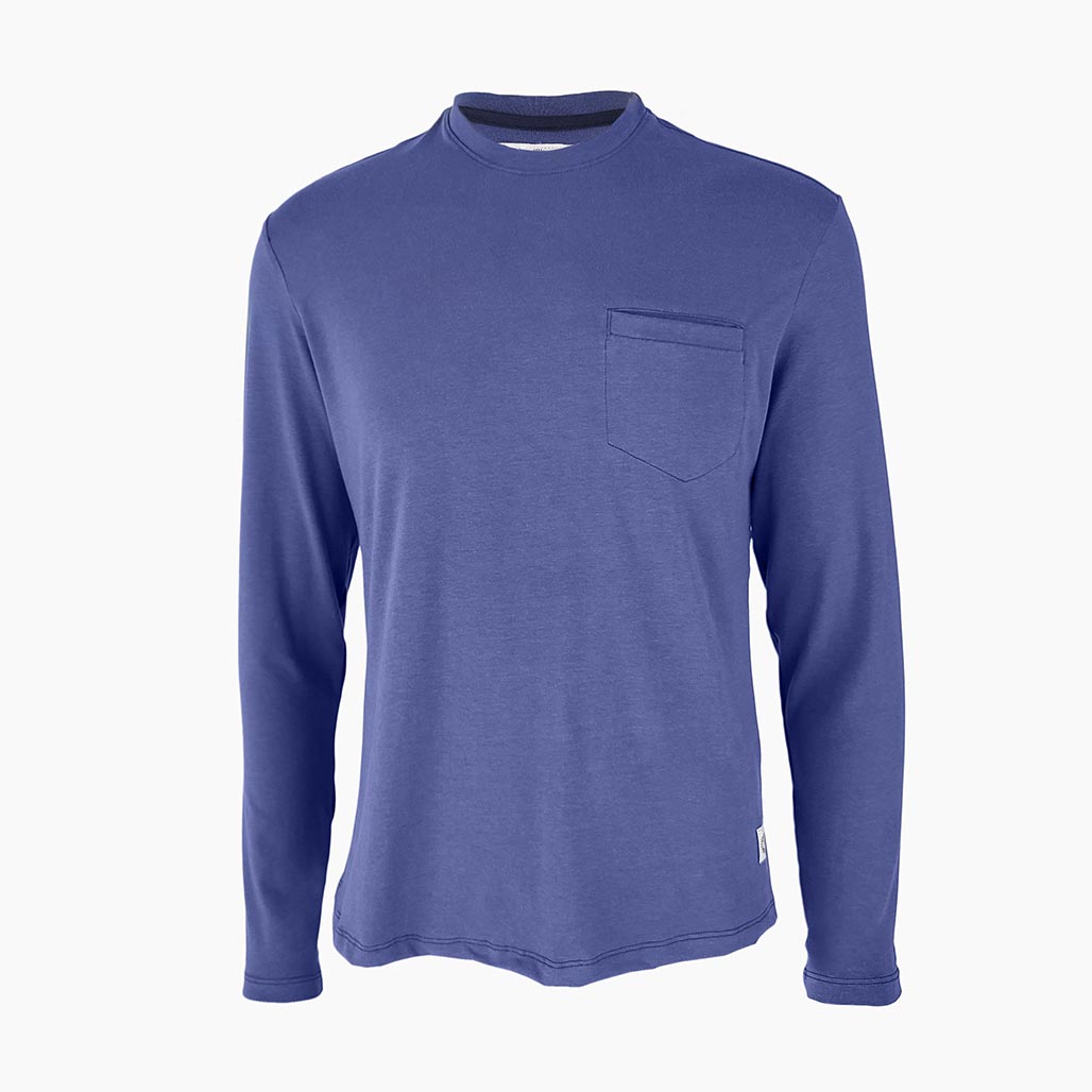 Men's Long Sleeve Sun Protective T-Shirt UPF 50+ - Sun50 Blue Indigo / XL