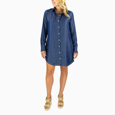  Women's UPF 50+ Sun Protection Dresses Beach Cover-Up Dress  Long Sleeve Shirts Outdoor Hiking Sunshirts Dark Blue M : Clothing, Shoes &  Jewelry